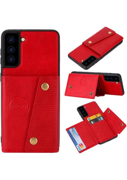 Samsung Galaxy S24 Ultra Darbeye Koruyucu Kickstand Için Cüzdan Kılıf (Yurt Dışından) modelleri