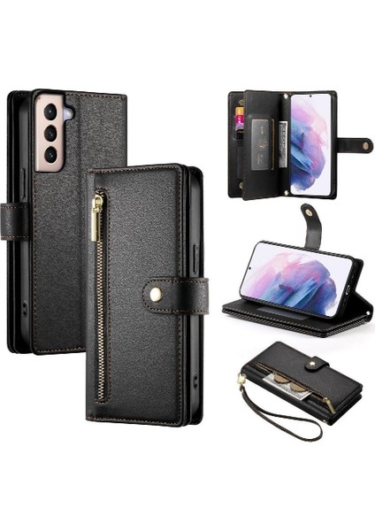 Samsung Galaxy S21 Artı Iş Cüzdan Crossbody Kayış Için Flip Case (Yurt Dışından) modelleri