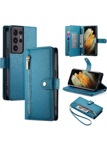 Samsung Galaxy S21 Ultra Cüzdan Iş Için Flip Case Çok Fonksiyonlu (Yurt Dışından) fiyatları
