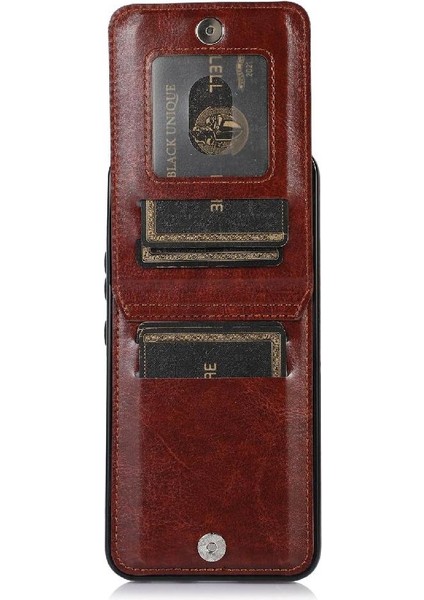 Samsung Galaxy S24 Premium Deri Kart Tutucu Manyetik İle Uyumlu (Yurt Dışından) modelleri