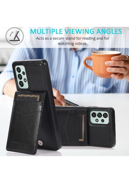 Kredi Manyetik Toka Kickstand İle Samsung Galaxy A72 5g İle Uyumlu (Yurt Dışından) modelleri