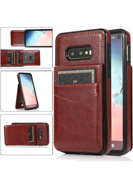 Kredi İle Samsung Galaxy S10e Manyetik Toka Kickstand İle Uyumlu (Yurt Dışından)