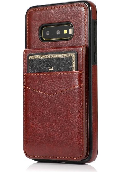 Kredi İle Samsung Galaxy S10e Manyetik Toka Kickstand İle Uyumlu (Yurt Dışından)