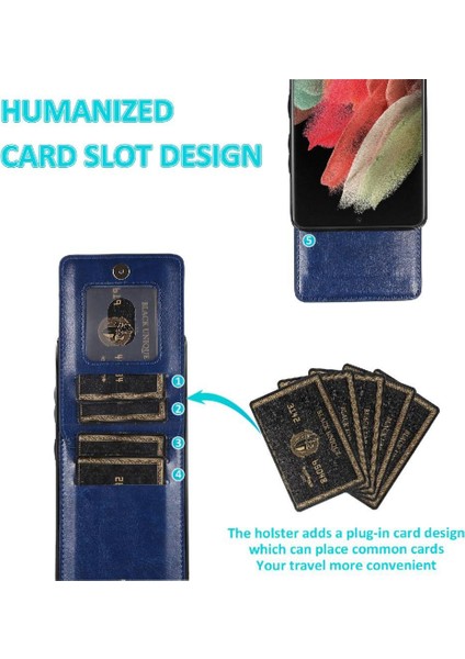 Samsung Galaxy S21 Ultra Premium Deri Manyetik Toka İle Uyumlu (Yurt Dışından) fırsatları