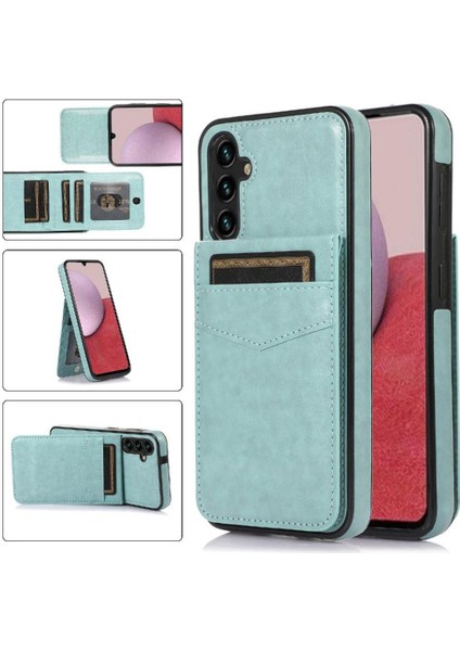 Samsung Galaxy A15 5g Premium Deri Kart Tutucu Toka İle Uyumlu (Yurt Dışından)