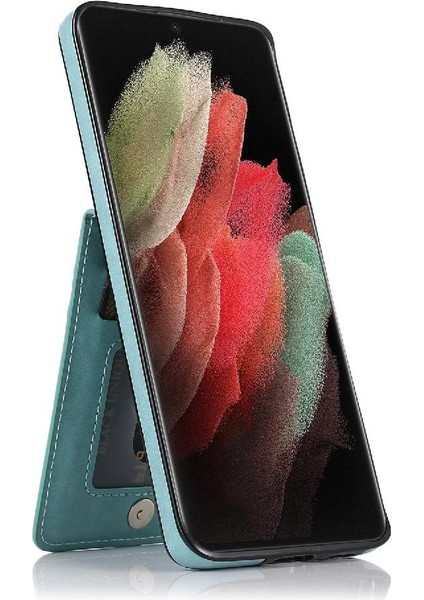 Samsung Galaxy S21 Ultra Premium Deri Manyetik Toka İle Uyumlu (Yurt Dışından) fiyatları
