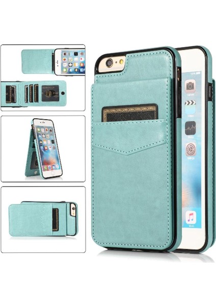 Kredi Kartı Kılıfı İle Iphone 7/8 Manyetik Toka Kickstand İle Uyumlu (Yurt Dışından) indirimleri
