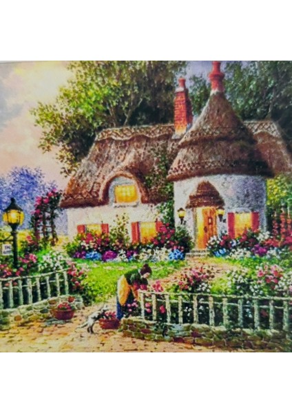 Elmas Boyama Boncuklu Kristal Taşlı Pano 30X30 Kit Tam Set