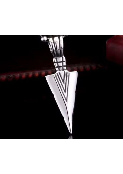 Voyageaccessory Paslanmaz Çelik Arrow Mızrak Kolye / 70 cm Zincirli fiyatları