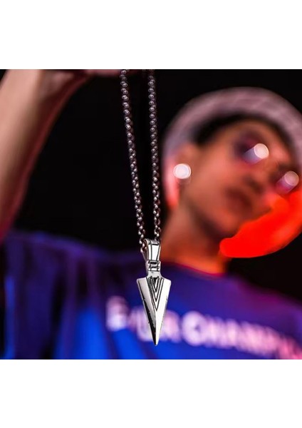 Voyageaccessory Paslanmaz Çelik Arrow Mızrak Kolye / 70 cm Zincirli modelleri