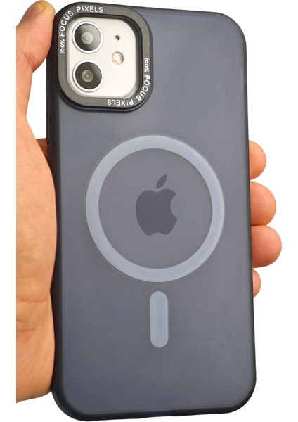 Apple iPhone 11 Kılıf Magsafe Uyumlu Kamera Çıkıntılı Darbe Emici Mat Lüx Kapak Tb-05