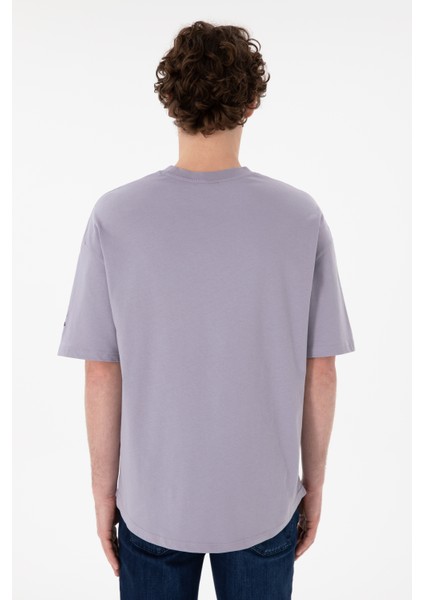 Erkek Gri Tişört Basic 50305988-VR024
