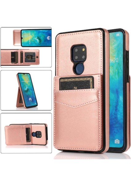 Kredi Kartı Tutucu Manyetik Toka İle Huawei Mate 20 İle Uyumlu (Yurt Dışından)