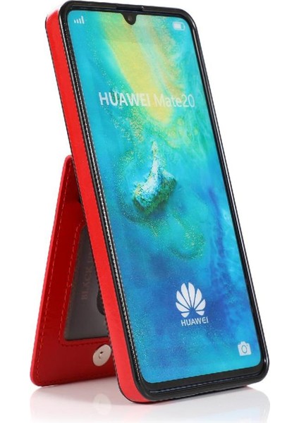 Kredi Kartı Tutucu Manyetik Toka İle Huawei Mate 20 İle Uyumlu (Yurt Dışından)