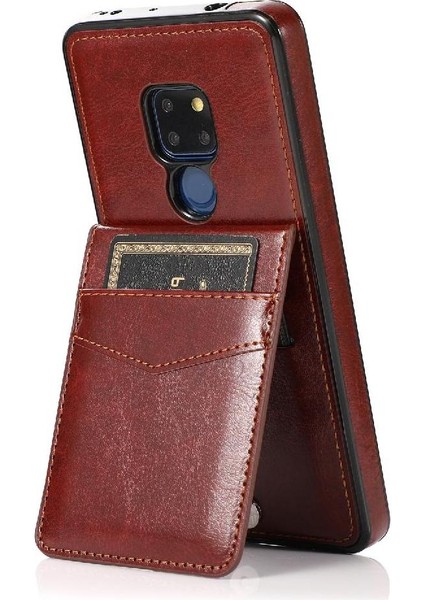Kredi Manyetik Toka Kickstand İle Huawei Mate 20 Pro İle Uyumlu (Yurt Dışından)