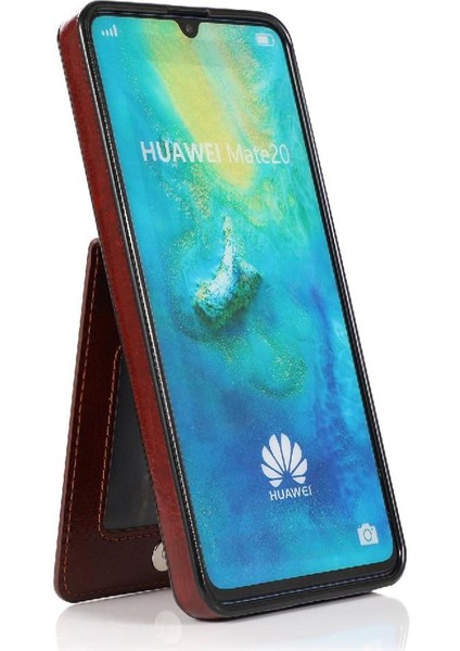 Kredi Manyetik Toka Kickstand İle Huawei Mate 20 Pro İle Uyumlu (Yurt Dışından)