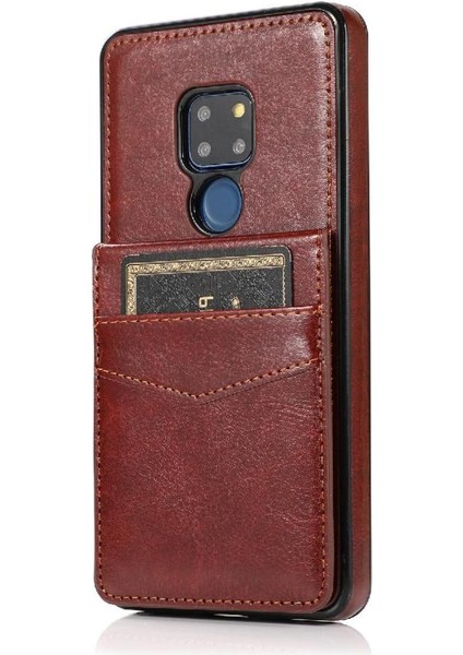 Kredi Kartı Tutucu Manyetik Toka İle Huawei Mate 20 İle Uyumlu (Yurt Dışından)