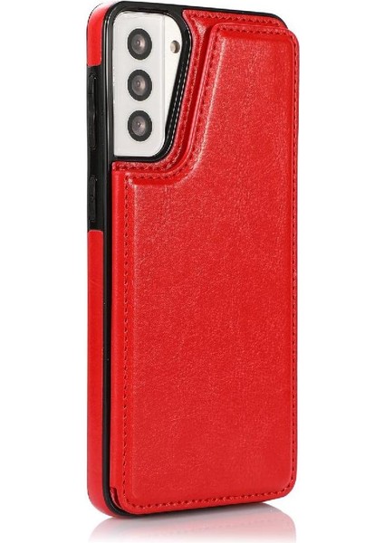 Samsung Galaxy S21 Artı Çift Manyetik Toka Kart Yuvaları Için Cüzdan Kılıf (Yurt Dışından) fırsatları