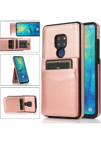 Kredi Manyetik Toka Kickstand İle Huawei Mate 20 Pro İle Uyumlu (Yurt Dışından)