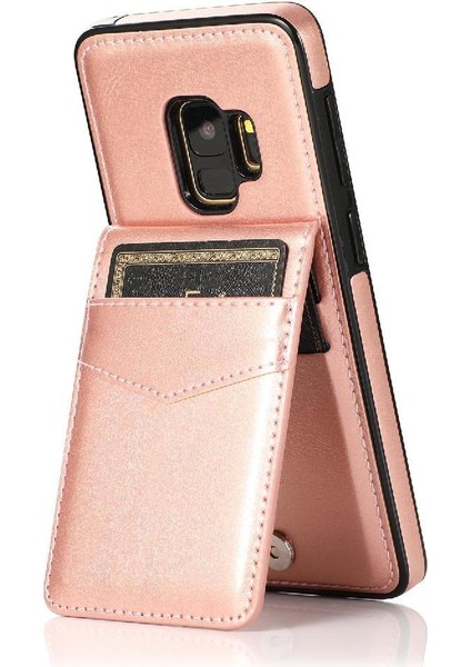 Kredi Manyetik Toka Kickstand İle Samsung Galaxy S9 İle Uyumlu (Yurt Dışından) modelleri