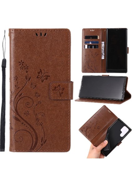 Samsung Galaxy S24 Ultra Kart Tutucu Kickstand Pu Deri Için Filp Durumda (Yurt Dışından)