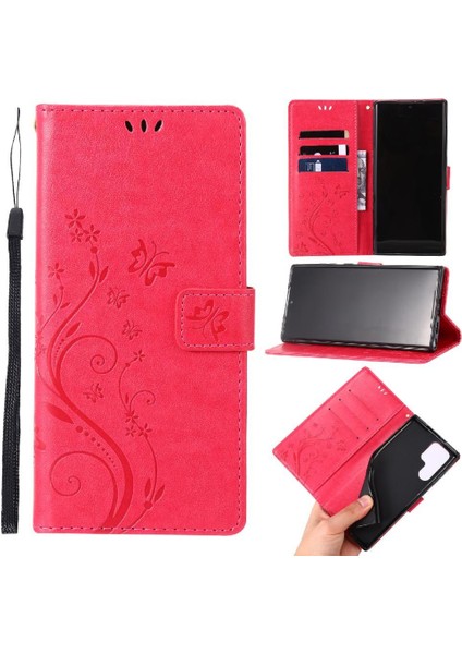 Samsung Galaxy S24 Ultra Kart Tutucu Kickstand Pu Deri Için Filp Durumda (Yurt Dışından)
