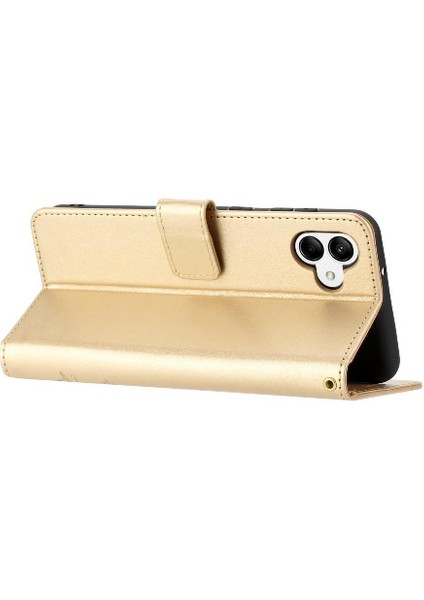 Samsung Galaxy A05 Için Filp Durumda Manyetik Kapatma Kart Tutucu Pu Deri (Yurt Dışından) modelleri