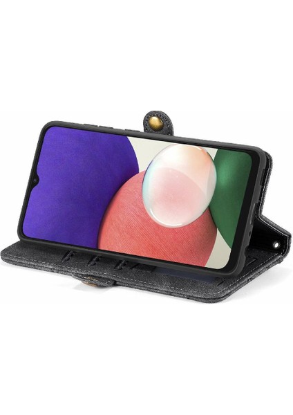 Samsung Galaxy A22 5g Için Flip Case Darbeye Basit Iş Cüzdan (Yurt Dışından) indirimleri