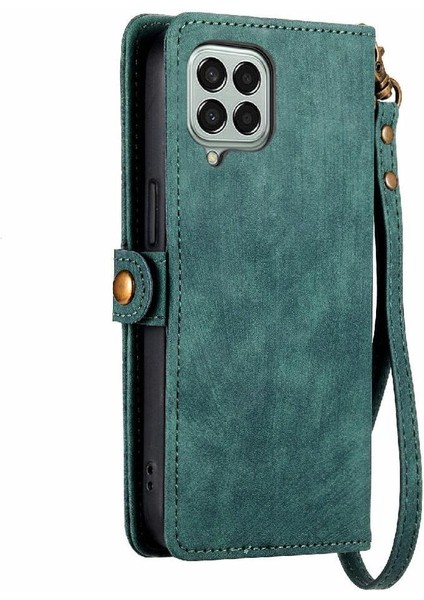 Samsung Galaxy M33 5g Deri Kılıf Için Flip Case Basit Iş Çevirme (Yurt Dışından)