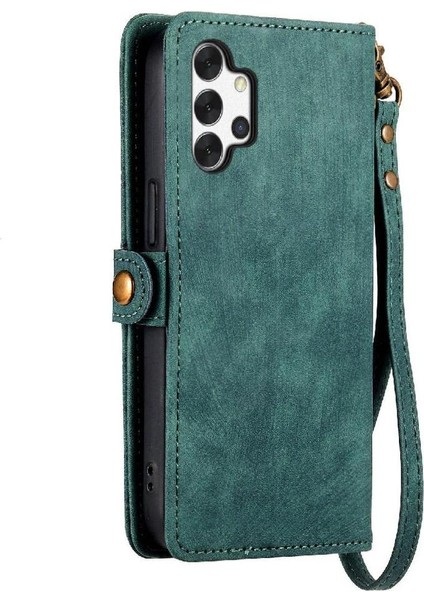Samsung Galaxy A32 4g Için Flip Case Deri Kılıf Kapak Basit Cüzdan (Yurt Dışından) indirimleri