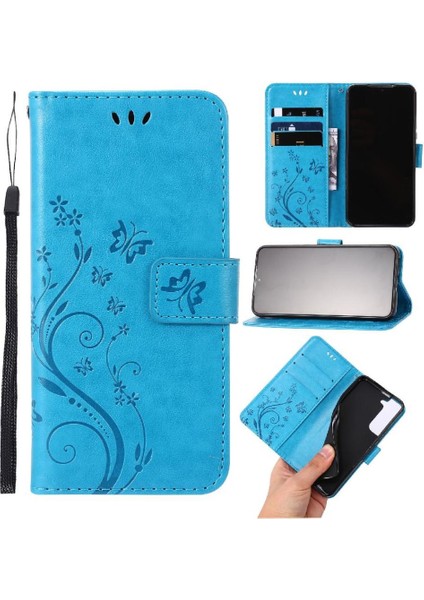 Samsung Galaxy S22 5g Kickstand Kart Tutucu Manyetik Kapatma Için Filp Durumda (Yurt Dışından)