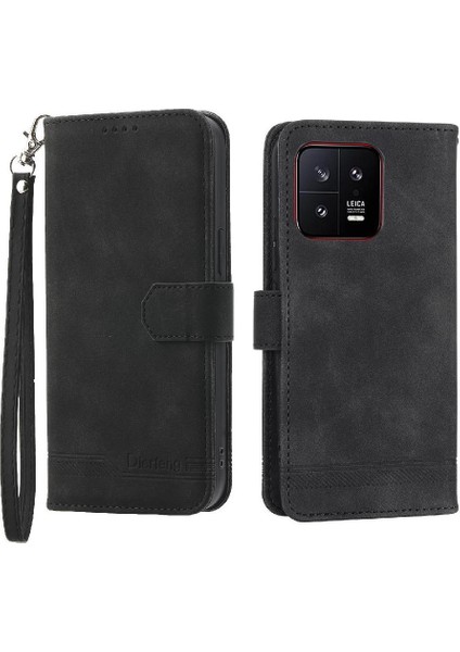 Xiaomi 13 Bileklik Nakit Cep Kartı Yuvaları Manyetik Kapatma Için Flip Case (Yurt Dışından) indirimleri