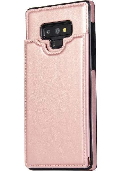 Kart Tutucu Kickstand İle Samsung Galaxy Note9 Pu Deri Için Cüzdan Kılıf (Yurt Dışından)