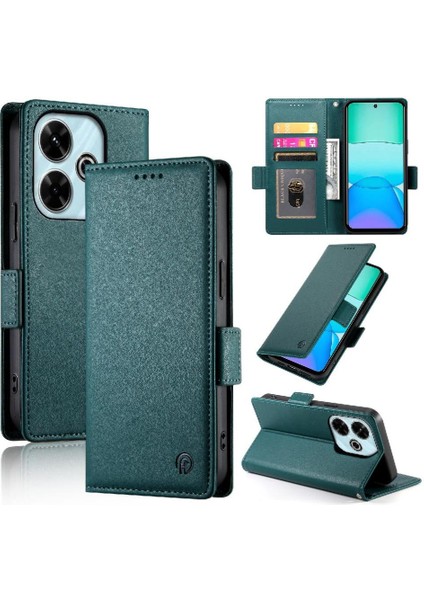 Xiaomi Redmi 13 Kartvizit Yuvaları Için Flip Case Günlük Kullanım Flip Cüzdan (Yurt Dışından)