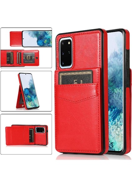 Samsung Galaxy S20 Artı Kart Tutucu Premium Deri Toka İle Uyumlu (Yurt Dışından)