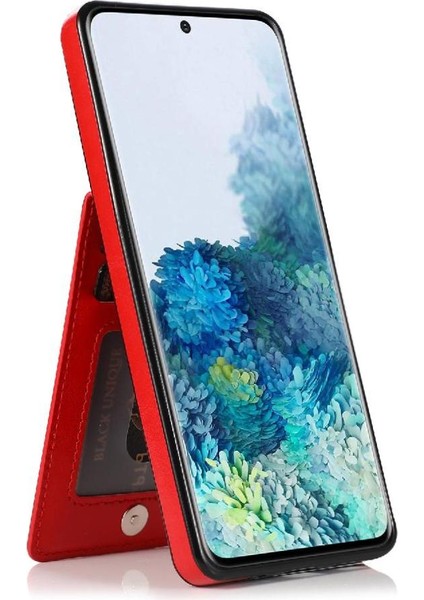 Samsung Galaxy S20 Artı Kart Tutucu Premium Deri Toka İle Uyumlu (Yurt Dışından) modelleri