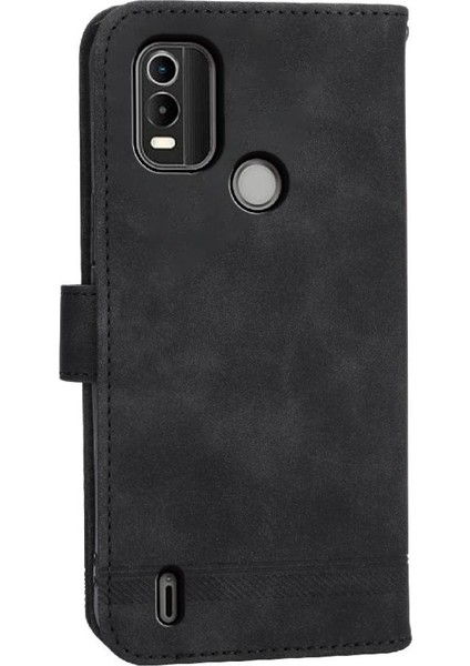 Nokia C21 Artı Manyetik Kapatma Bileklik Nakit Cep Kartı Için Flip Case (Yurt Dışından)