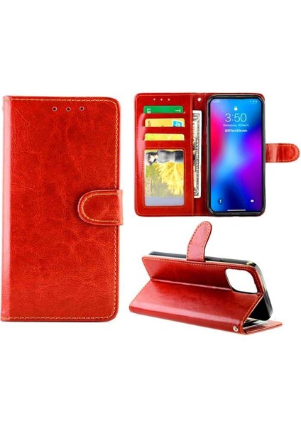 Iphone 12 Için Flip Case Pro Max Darbeye Pu Deri Manyetik Kapatma (Yurt Dışından)