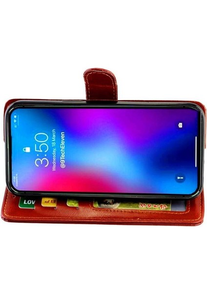Iphone 12 Için Flip Case Pro Max Darbeye Pu Deri Manyetik Kapatma (Yurt Dışından)