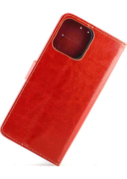 Iphone 14 Için Flip Case Pro Max Darbeye Manyetik Kapatma Pu Deri (Yurt Dışından)