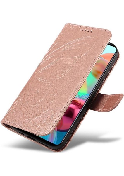 Samsung Galaxy A51 5g Için Flip Case Kredi Kartı İle Ayrılabilir El Kayışı (Yurt Dışından)