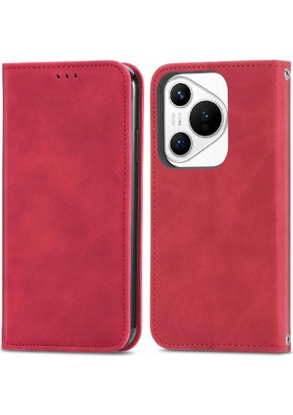 Huawei Pura 70 Için Flip Case Darbeye Kapak Basit Iş Cüzdan (Yurt Dışından)