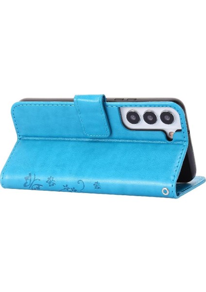 Samsung Galaxy S22 Artı 5g Için Filp Durumda Kart Tutucu Bilek Kayışı Kickstand (Yurt Dışından)