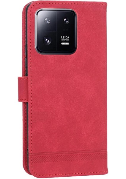 Xiaomi 13 Pro Premium Bileklik Manyetik Kapatma Kart Yuvaları Için Flip Case (Yurt Dışından)