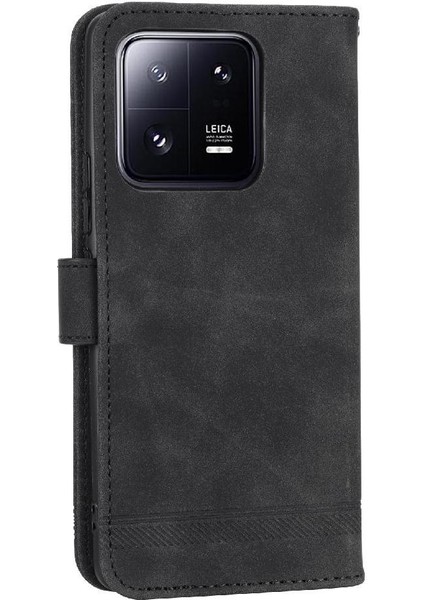 Xiaomi 13 Pro Premium Bileklik Manyetik Kapatma Kart Yuvaları Için Flip Case (Yurt Dışından)