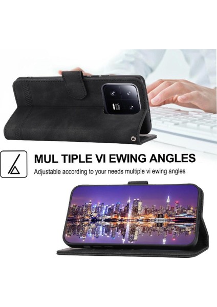 Xiaomi 13 Pro Premium Bileklik Manyetik Kapatma Kart Yuvaları Için Flip Case (Yurt Dışından)