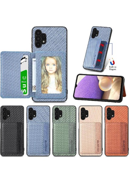 Samsung Galaxy A32 5g Komple Kamera Güvenlik Manyetik Kart Tutucu Için Kılıf (Yurt Dışından)