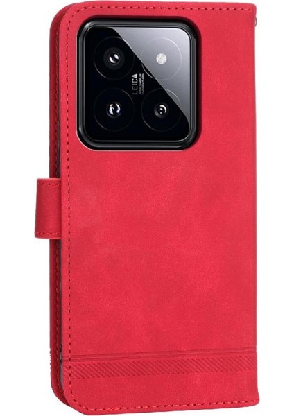 Xiaomi 14 Pro Premium Manyetik Kapatma Bileklik Kart Yuvaları Için Flip Case (Yurt Dışından) fırsatları