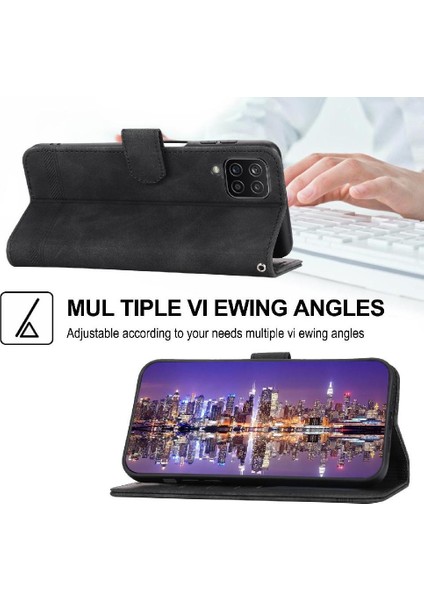 Samsung Galaxy A12 5g Kart Yuvaları Nakit Cep Manyetik Için Flip Case (Yurt Dışından)