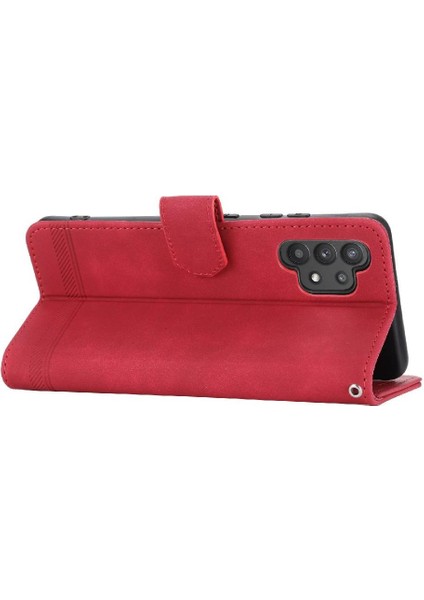 Samsung Galaxy A32 4g Bileklik Premium Kart Yuvaları Manyetik Için Flip Case (Yurt Dışından) modelleri